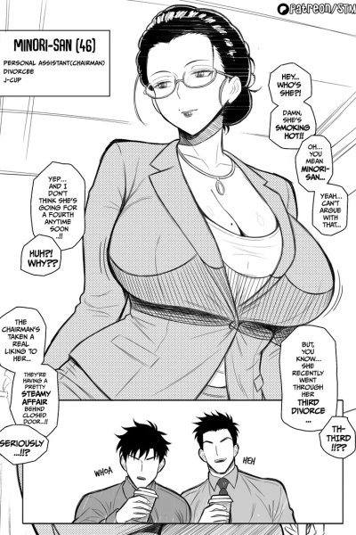 Assistant X Chairman Affair Comic Porn page 1