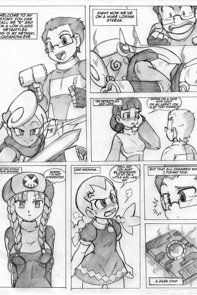 Mega Man Battle Network Comic page 1