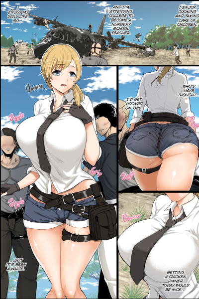 College Girl Wins A Lewd Chicken Dinner page 1