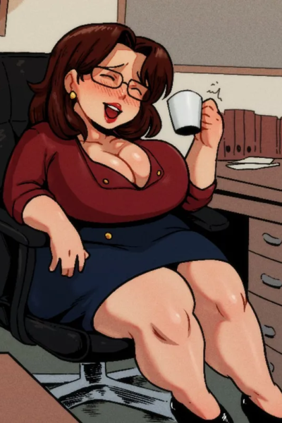 Late Birthday Lesson With A Shy, Chubby Teacher Got A Little Out Of Hand Comic Porn page 1