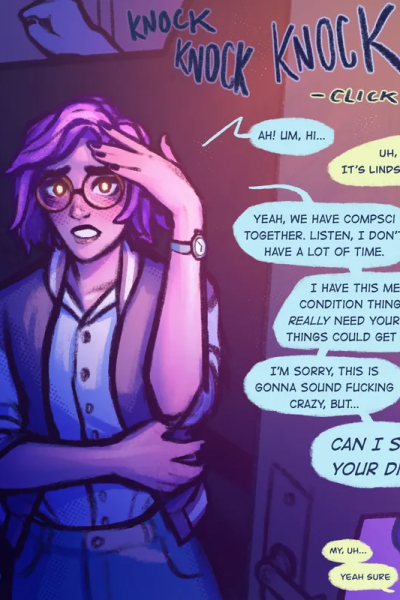 A Classmate In Need Comic Porn page 1