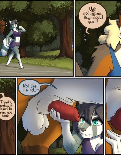 Just Two Pals Having A Jog In The Park Comic Porn page 1