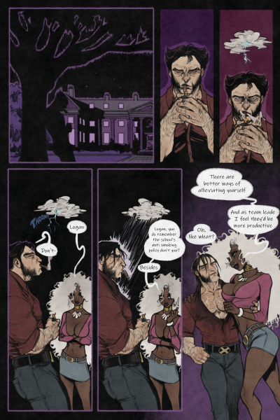 Storm And Logan - Porn Comics page 1