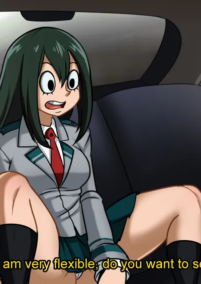 Waifu Taxi – Tsuyu Asui Comic Porn page 1
