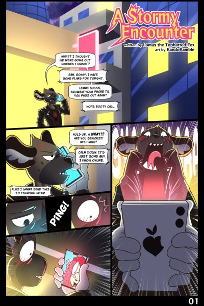 A Stormy Encounter Comic Porn page 1