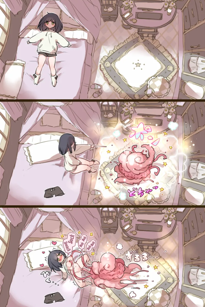 A Witch Who Can’t Have Sex At Home Decides To Summon Some Tentacles Instead Comic Porn page 1