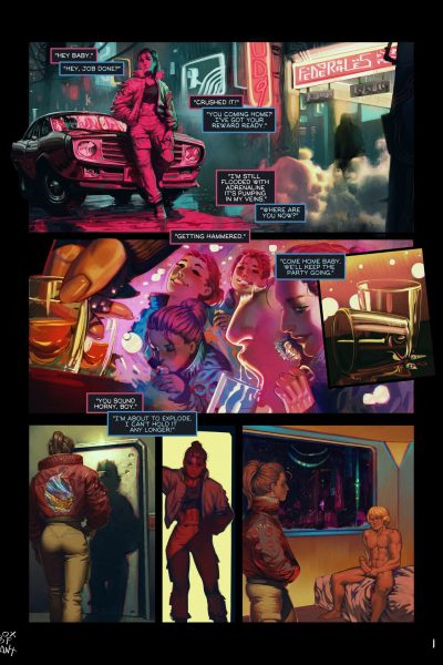 Cyberpunk Haze Comic Porn page 1