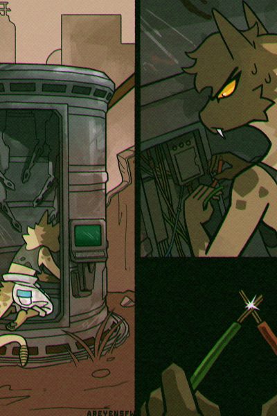 Filling Him Up Fallout Style Comic Porn page 1