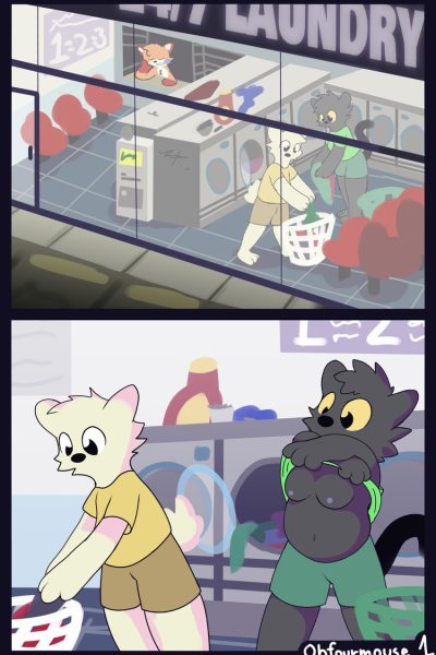 Laundry Date Comic Porn page 1