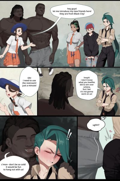Nemona, Penny & Rika Get Blacked Comic Porn page 1