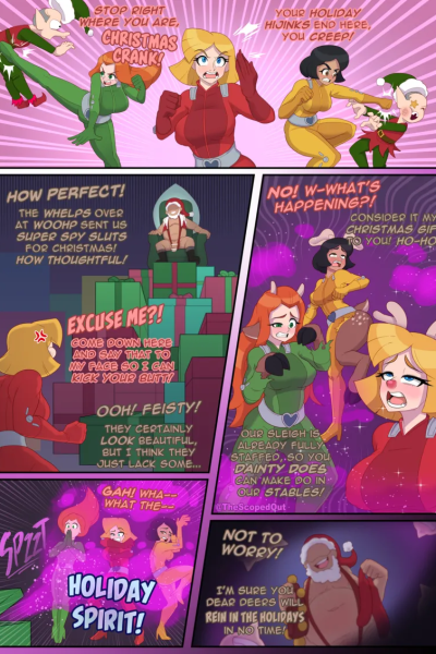 Sleigh, Queens! Comic Porn page 1