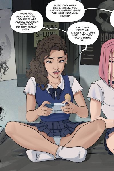 Slumber Party Mystery Comic Porn page 1