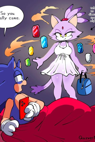 Spending The Night In His Dimension Comic Porn page 1