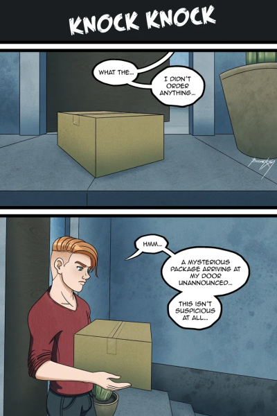 The Surprise Package Comic Porn page 1