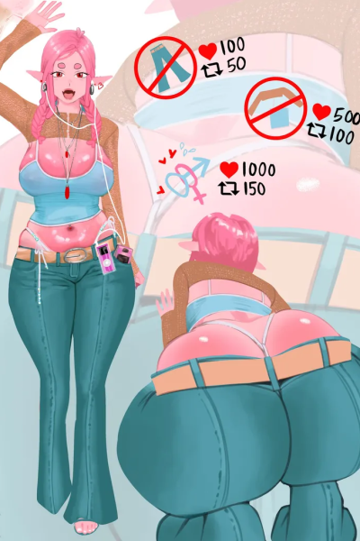 Valentines Slime Girl Breeding Comic Porn page 1