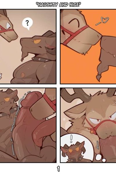 [wolfanine] “naughty And Nice” Comic Porn page 1