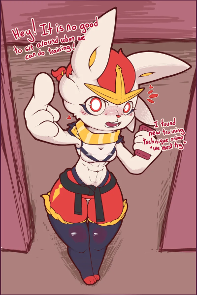 C’ruru The Cinderace Comic Porn page 1