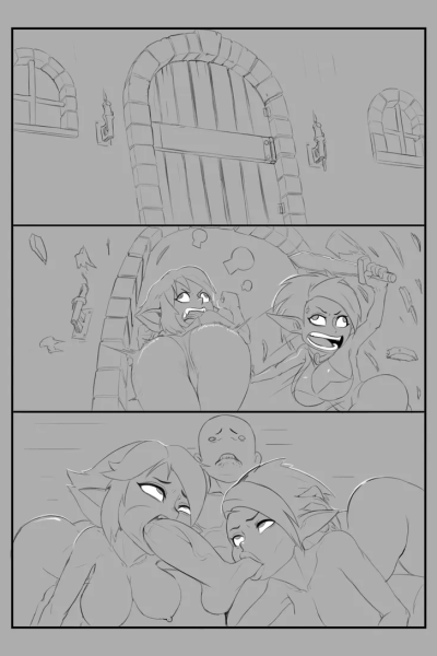 Goblin Robbery Comic Porn page 1