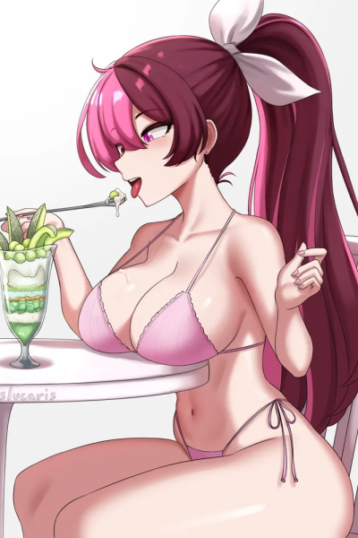 Neo Enjoying Her Parfait Comic Porn page 1