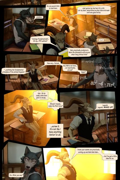 Pina And Legoshi Comic Porn page 1