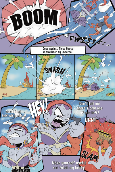 Risky Boots And Her Cursed Booty - Porn Comics page 1