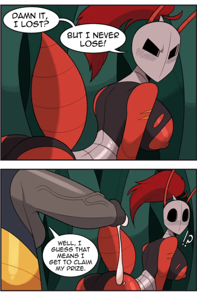 Sore Loser Stuffed And Fucked Comic Porn page 1