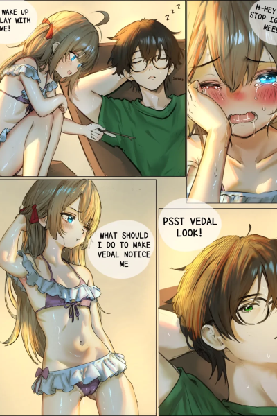 Swimsuit Neuro Short Comic page 1