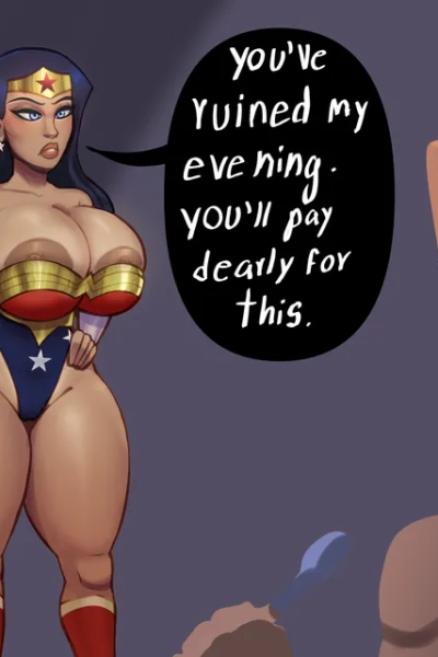 Wonder Woman Takes What She’s Owed Comic Porn page 1