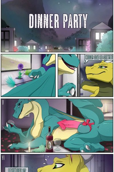 Dinner Party Comic Porn page 1