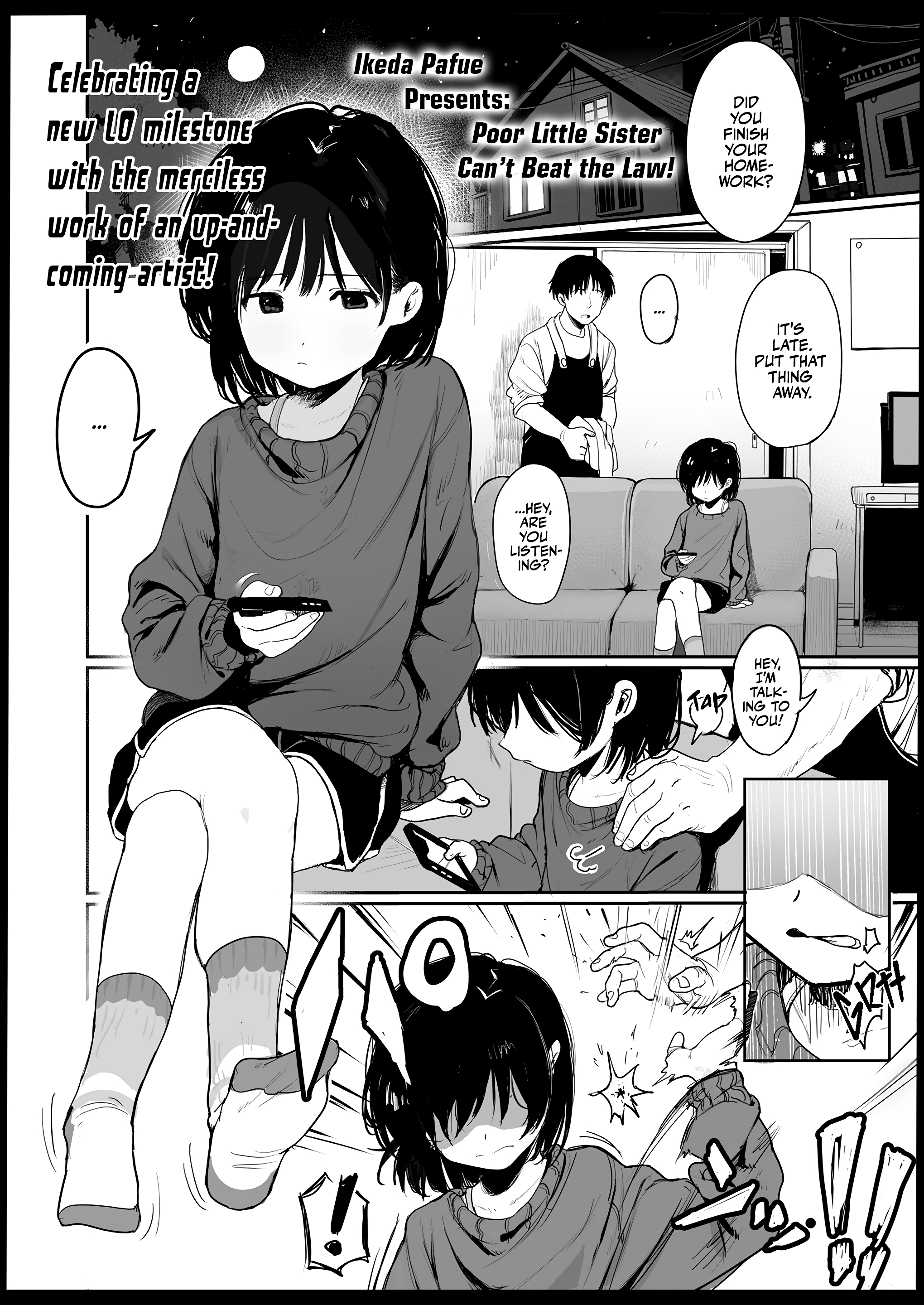 Poor Little Sister Can't Beat The Law! page 1